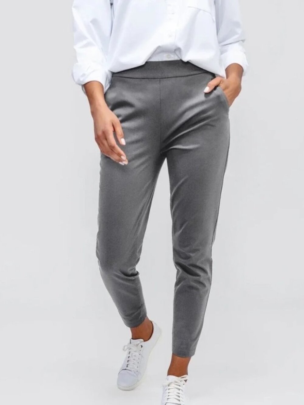 Ministry of Supply Kinetic Pull-On Pants in Gray
